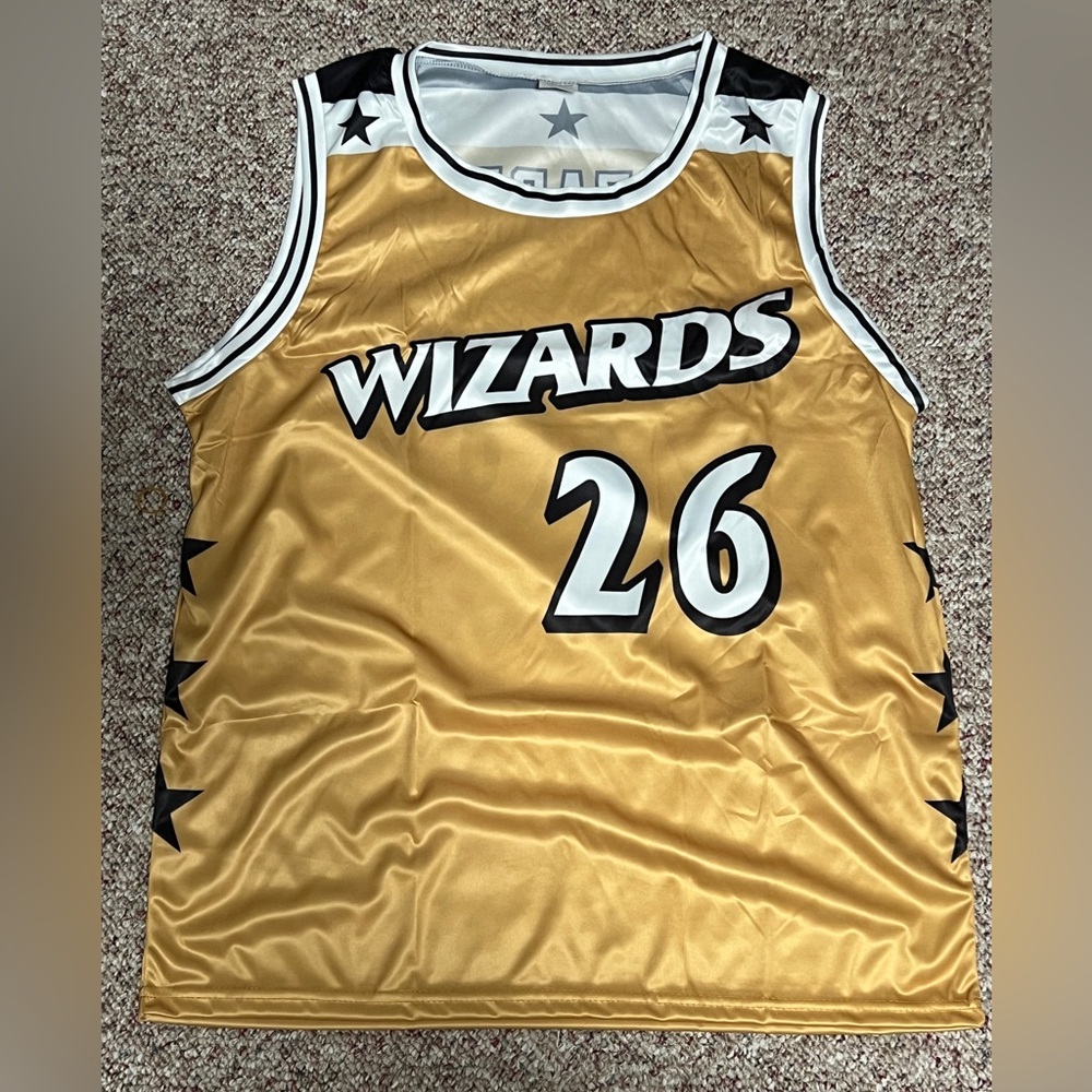 Washington Wizards Trae Young Debut Night Promo Jersey Gold #26 XL